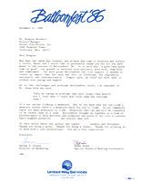 United Way letter